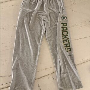 Green Bay Packers Reebok Men's Size Large Lounge Pants Sweatpants Gray